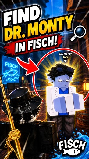 Fisch - New NPC Dr.Monty place new update quick guide