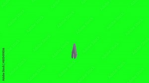 4k Halloween Flying Ghosts transition cartoon 60fps animation on Green screen background - 3D White bed sheet ghosts ghost is approaching from a distance on Chroma key background Stock Video