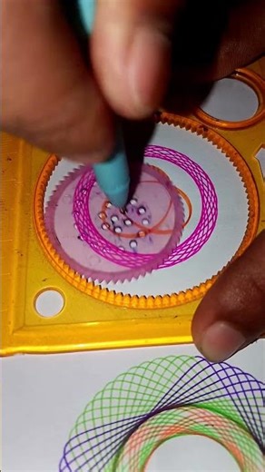 How many rotations did the pen make in total ?? #77 #spirograph #2026 #shorts #catzzzgamerz