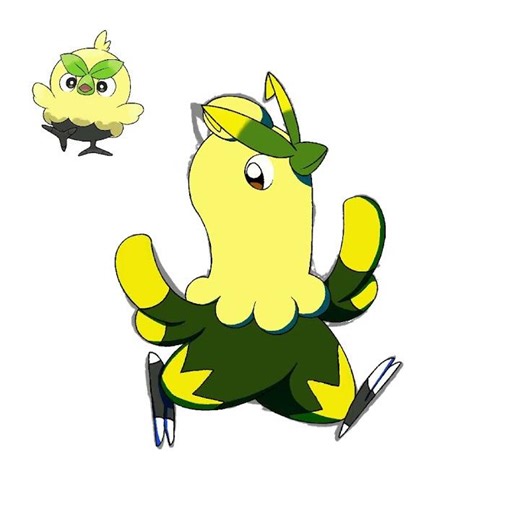 Browt second stage evolution for Pokemon winds and waves