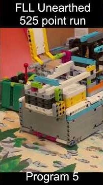 Codewizards- FLL unearthed- 525 almost max points run