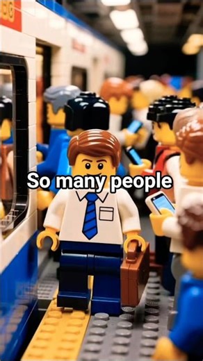 take the bullet train 🚆 #lego #ai #shorts