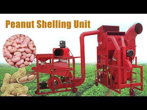 Combined Peanut Shelling Machine - High Efficient Groundnut Sheller with Cleaning Machine #peanuts
