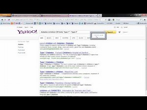 Yahoo Advanced Search Demo