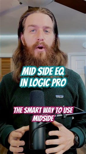 How to use mid side EQ in the Channel EQ plugin in Logic Pro the right way! #logicprox