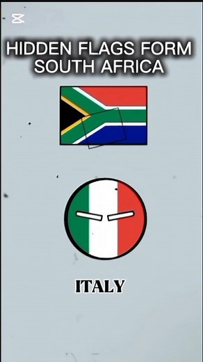 HIDDEN FLAGS FORM SOUTH AFRICA 🇿🇦| #countryhumans