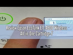 Review Epson EcoTank ET-4800 Wireless All-in-One Cartridge-Free Supertank Printer with Scanner, Copi