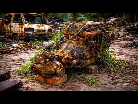 Extreme Restoration of a Ruined KIA Truck Engine – Reviving a Completely Destroyed Machine