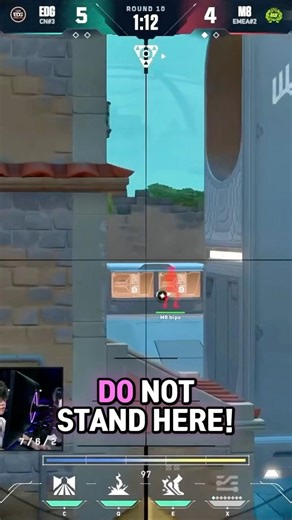 DO NOT STAND HERE! #shorts #valorant #vct