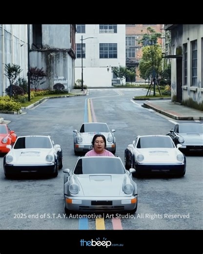 TheBeep.com.au on Instagram: "Tiny Turbo. Huge Vibes. Meet the Turbo Junior - a rear-engined, rear-drive, drift-ready mini tribute to the Porsche 964 Turbo. With up to 2500W of power and an 80km/h top speed, it’s built for donuts, grins and pure driving fun - all for just US$6,300. Which one are you picking? 📷: @endofstay_automotivestudio #porsche964 #minicar #driftcar #funfind #thebeep"