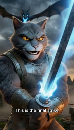 The Blacksmith Cat Forged a Legendary Sword Mid-Battle