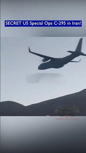 Secret US Air Force C-295W Spotted Flying Low in Iran!