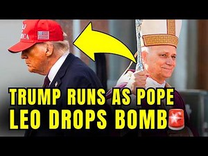 🚨Trump RUNS INTO HIDING As THE POPE Drops HISTORIC BOMBSHELL