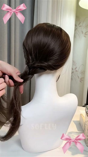 🎀 Easy and quick divine hairstyle in seconds (Pretty Hairstyles)