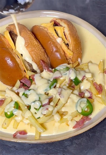 Quick Burger and Skinny Fries Recipe in Air Fryer