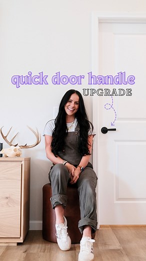 Kelsey + Ryan Mansingh | DIY & Renovation | Changing your handles & door hinges is such a quick & easy way to update your home. And it was SO EASY with the Kwikset Signature Series... | Instagram
