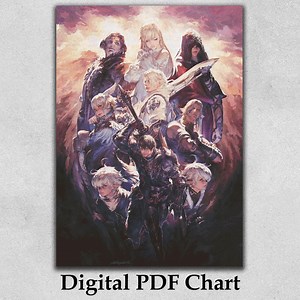 Shadowbringers Cross Stitch Pattern: FFXIV Gaming Embroidery (PDF Download, Pattern Keeper Compatible) - Etsy UK