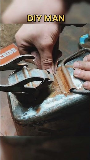Old Gas Can is NEW Again in 60 Seconds! #CanRestore #metalworking