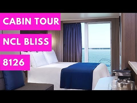 NCL Bliss Mini Suite Cabin Tour (Extended Balcony)