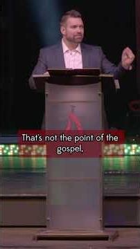 Christianity isn't about you and your personal optimization