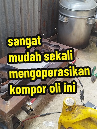 It is very easy to operate this oil stove | pulling oil