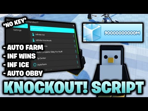 Knockout! Script *NO KEY* 🐧 – Auto Farm, Infinite Ice, & More! (Mobile & PC) 📱ROBLOX
