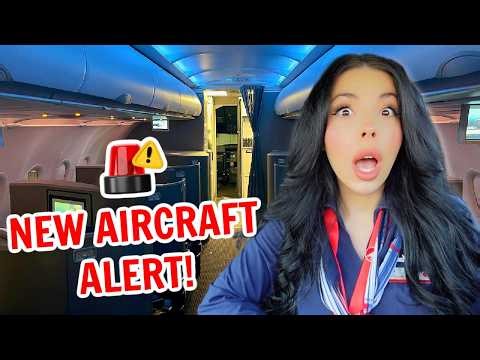 Flight Attendant Life - Worked My First Flight on a BRAND NEW Plane… Here’s What Happened ✈️✨