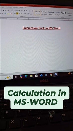 Calculation Tricks in Ms-Word | Ms-Word full Tutorials for beginner | step by step Ms-Word Tutorial
