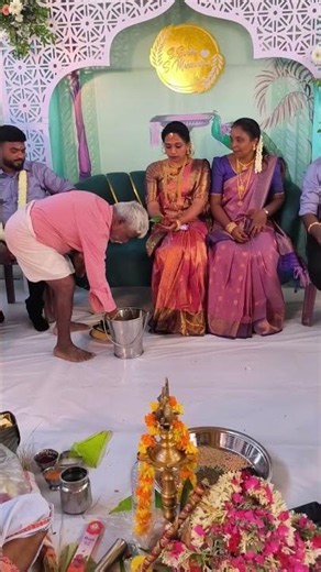 🌺💐Village Kalyana Veedu? #hinduweddinghighlights #koodankulamfunction #shorts