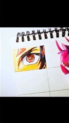 Tanjiro eyes drawing #art #demonslayer #shorts