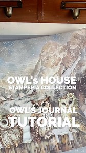 10K views · 139 reactions | 黎✨ Welcome to Owl’s House! A cozy world of winter woods, vintage books, and enchanted details. Let your creativity fly through the forest!  | Stamperia | Facebook