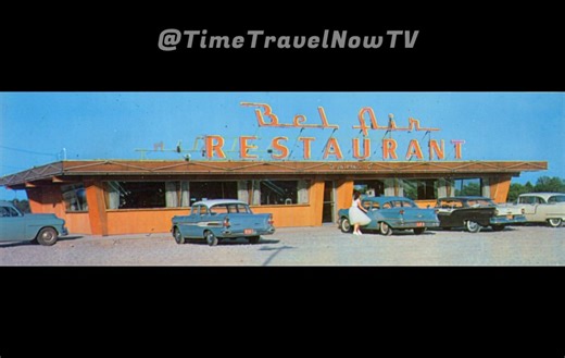 Bel Air Restaurant Diner Coffee Shop & Motel, Junction U.S. 40 & Illinois 127, Greenville Illinois 1950's 1960's, Midcentury Modern Architecture, Old School Greenville, Retro Signage Script Font, Classic Cars #greenvilleillinois #oldrestaurant #vintagerestaurant #vintagerestaurants #restaurant #retrorestaurant #retrorestaurants #coffeeshop #coffeeshops #diner #diners #vintagestyle #oldschool #retro #vintagevibes #americana #retrostyle #retrovibes #1950s #1960s #midcenturymodern #midcenturydesign