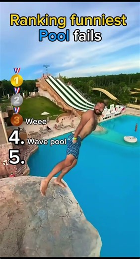 Ranking funniest pool fails