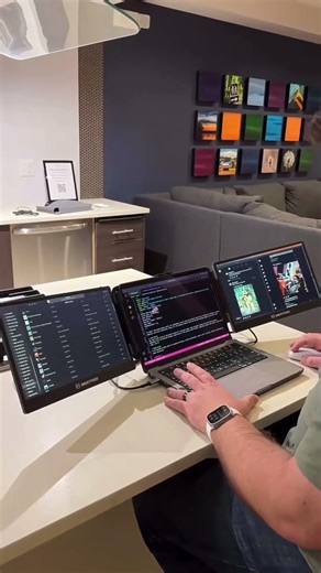 14.1-Inch Portable Dual-Screen HD Monitor – Expand Your Productivity Anywhere