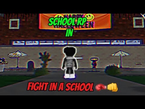 ROBLOX School ROLEPLAY 🏫 In Fight In A School 🥊👊 #school #roleplay #fyp #fightinggames