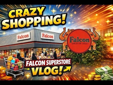 Falcon Superstore UK Vlog | Indian Grocery Shopping, Meal Prep & Laundry Day