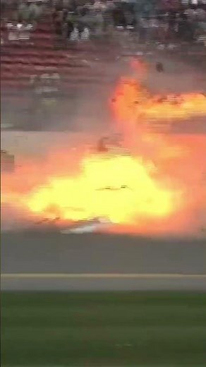 Geoff Bodines Wild crash at Daytona (EXCLUSIVE ANGLE)