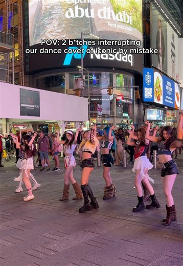 Literally becoming the iconic by MISTAKE☺️ #katseye #lesserafım #illit #nyc #dancecover