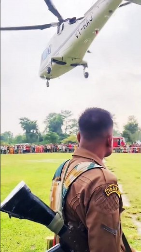 Helicopter Landing in Ground #indiaarmy #fuji #shortsviral
