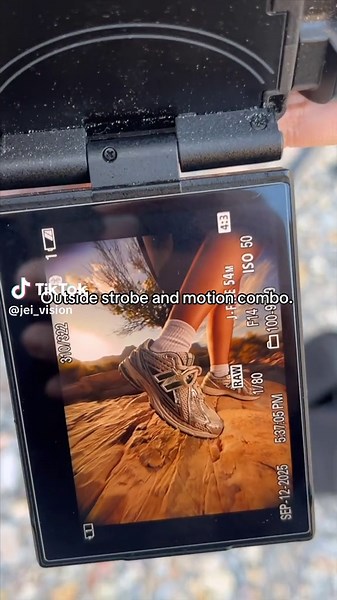 Outside strobe photography w/ motion. @New Balance #strobephotography #photography #sony #strobe #viral #newbalance1906r #sonya7rv