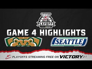 Everett Silvertips at Seattle Thunderbirds – Game 4 | 2025 WHL Playoffs Highlights