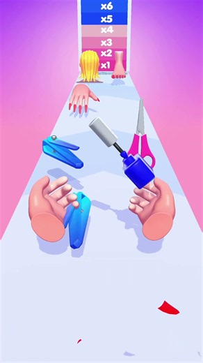 Salon Tools Makeover Runway Rush! 💅✨ Nail & Beauty Runner Gameplay #Shorts