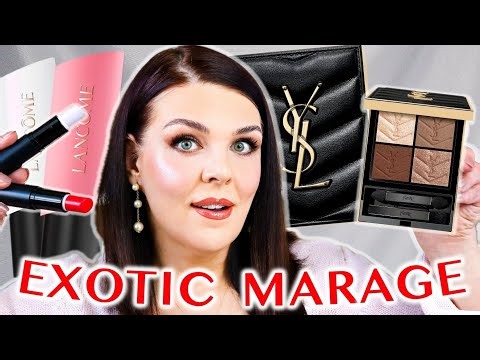 YSL Mini Clutch Eyeshadow + Glow Stick | Purple Highlighter Look
