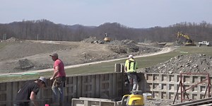 First homes of Skyview Estates under construction