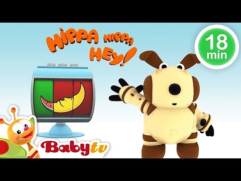 Hippa Hippa Hey 😍 🧩 Puzzles, Games, and Adventure! | Cartoons | Playground of Toys ‪@BabyTV‬
