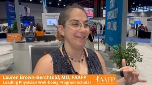 The AAFP’s Leading Physician Well-being Certificate program taught Lauren Brown-Berchtold, MD, evidence-based strategies to improve both her personal well-being and the systems in which she operates: https://bit.ly/4bxBQVP | American Academy of Family Physicians (AAFP)