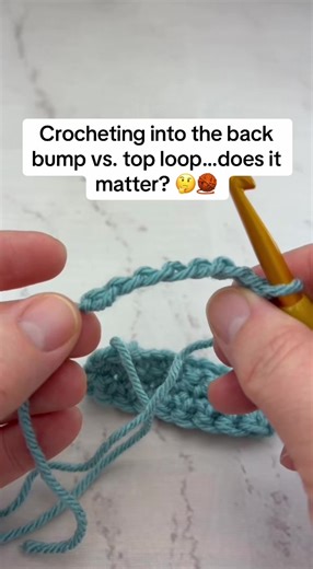 Ever wonder why some crocheters work into the back bump of the chain instead of the top loop, or even two strands? 🤔🧶 In this quick crochet tutorial, I break down all 3 ways to crochet into your starting chain and explain why you might choose each one ✨ ✨Back bump of the chain ✨Top loop only ✨Two strands of the chain Perfect for beginner crocheters who want cleaner edges and confident starts! Save this for later! You’ll thank yourself in your next crochet project! #crochet #crochettutorial #cr