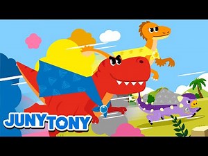 Dino Fart Rescue Team｜Dino Fart Heroes｜Dinosaur Songs for Kids｜JunyTony
