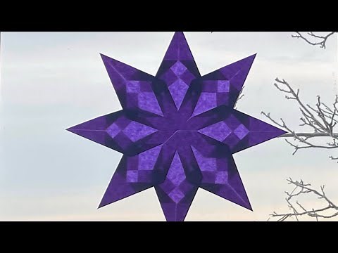 Stern aus Transparentpapier falten 🌟 Einfache Anleitung für Weihnachtssterne | Basteln mit Kindern