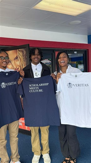 🥳Congratulations to both of my boys and being accepted to the @veritasgeorgia program🗣️📣 Their future is brighter than before, the road is hard, but with higher education and a good support system they will achieve their goals!!! 📖📓📚 | Marlo Hampton